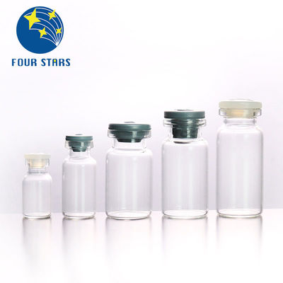 Rubber Stopper Injection Glass Vials Clear And Amber