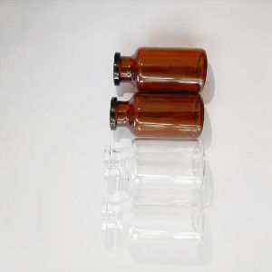 Pharmaceutical Little Glass Vials Borosilicate Amber Clear 20 Ml Glass Vial