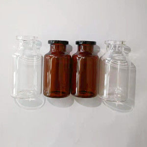 Rubber Stopper Small Glass Vials 20 Ml Vials And Caps ODM