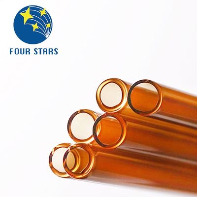 Screen Printing 6-35mm Pharmaceutical Amber Glass Tube In Chemistry Lab