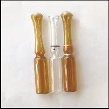 Empty Amber Glass Ampoule 10ml 20ml Sealable Medicinal Glass Bottle