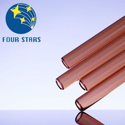quality  Neutral Borosilicate Colored Amber Glass Tube 1ml-20ml Glass Cylinder Tube factory