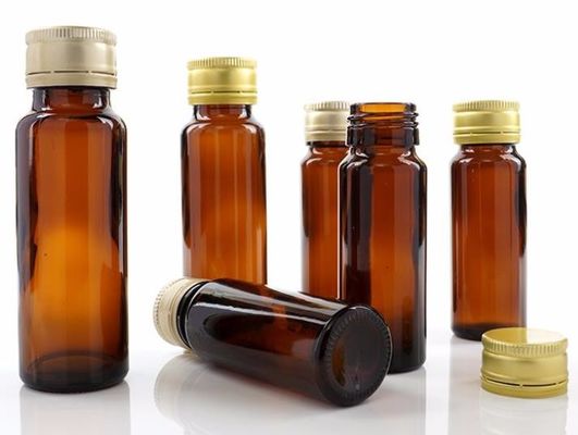 Rubber Stopper Oral Liquid Bottle 20ml Pharmaceutical Amber Pet