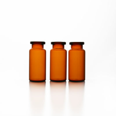 Frosted Glass Tube Vials Transparent for Laboratory Use