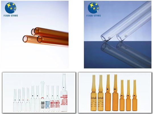 Transparent Medium Borosilicate Ampoule Tube for Laboratory Use
