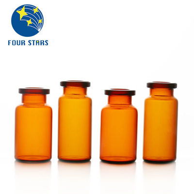 15ml Little Glass Tube Vials Brown Glass Vials For Liquid Powder