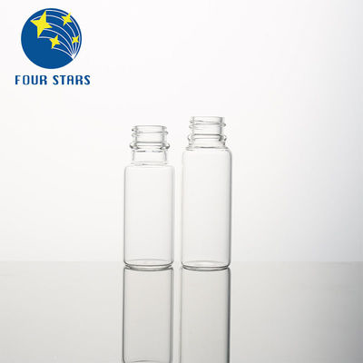 Clear Amber Pharmaceutical 30ml Glass Vials Small Screw Neck Vials With Plastic Cap