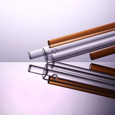 Low Flow Resistance Borosilicate Test Tubes Brown Clear Glass Test Tube ODM