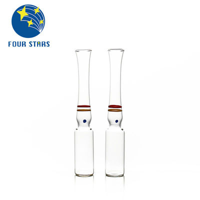Easy Open End Empty Glass Ampoules Liquid Medicine