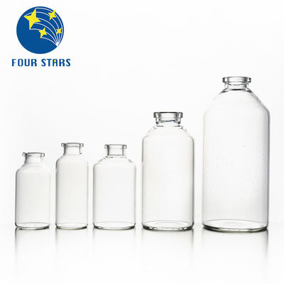 Heat resistance Injection Glass Vials Neutral Borosilicate Glass