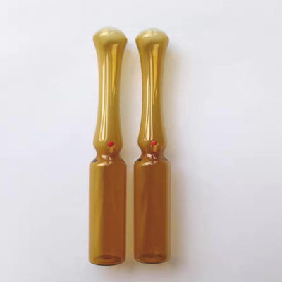 Screen Printing Empty Glass Ampoules Liquid Medicine