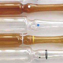 Light Fusible Glass Empty Glass Ampoules Straight Neck 1ml