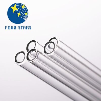 Molten Large Diameter Glass Tube COE 3.3 Borosilicate Glass Collection Tube ODM