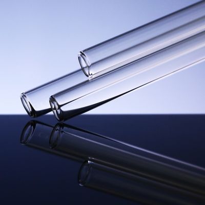 High Refractive Index Round Borosilicate Glass Tubing 1250-1800mm Length