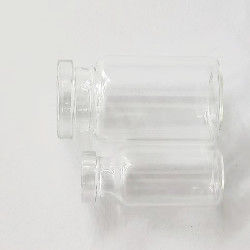 Borosilicate Round Pharmaceutical Glass Vials 13mm Mouth With Stopper