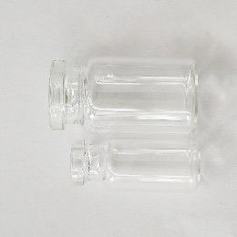 Borosilicate Round Pharmaceutical Glass Vials 13mm Mouth With Stopper