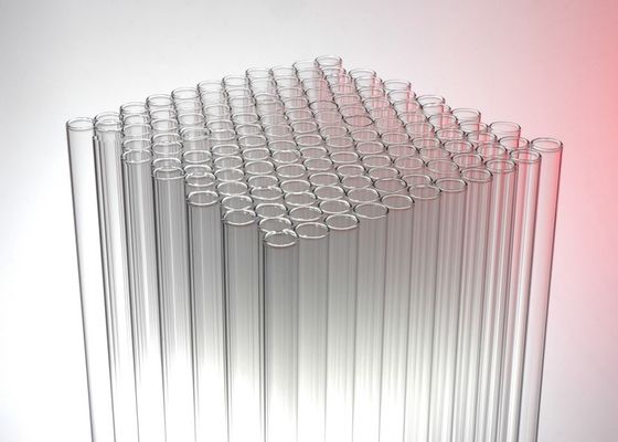 Neutral Borosilicate Clear 2ml Glass Tube Vial Rubber Stopper