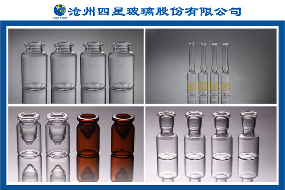 Clear And Amber 3ml Pharmaceutical Glass Vials Transparent Test Tube With Cork